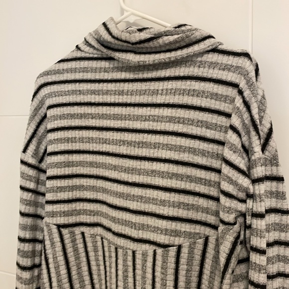 Saturday Sunday  (Anthro) Striped Pippa Hacci Turtleneck Top - Picture 5 of 8